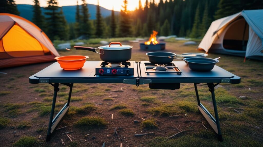 portable camping cooking gear