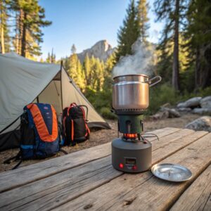  liquid fuel stove portable camping cooking gear