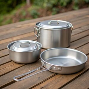 camping titanium cook set