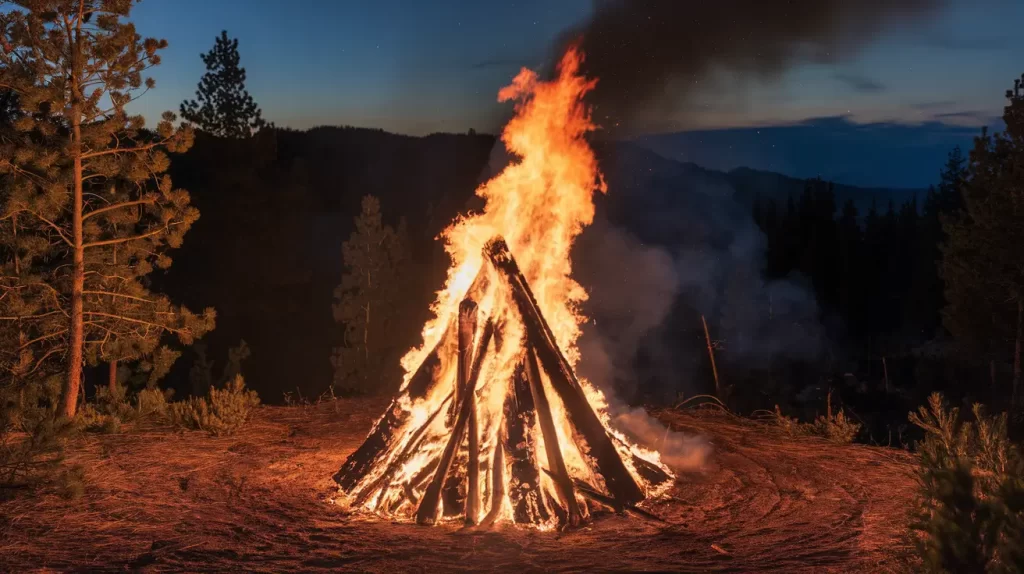 signal fire techniques rescue beacons off grid camping outdoor