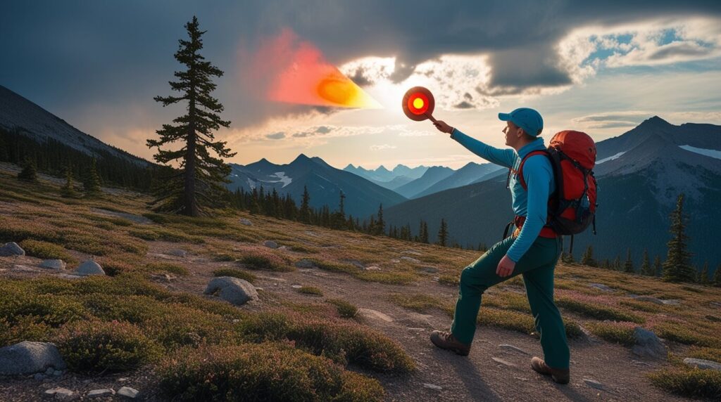wilderness rescue signaling off grid camping campers outdoor adventure