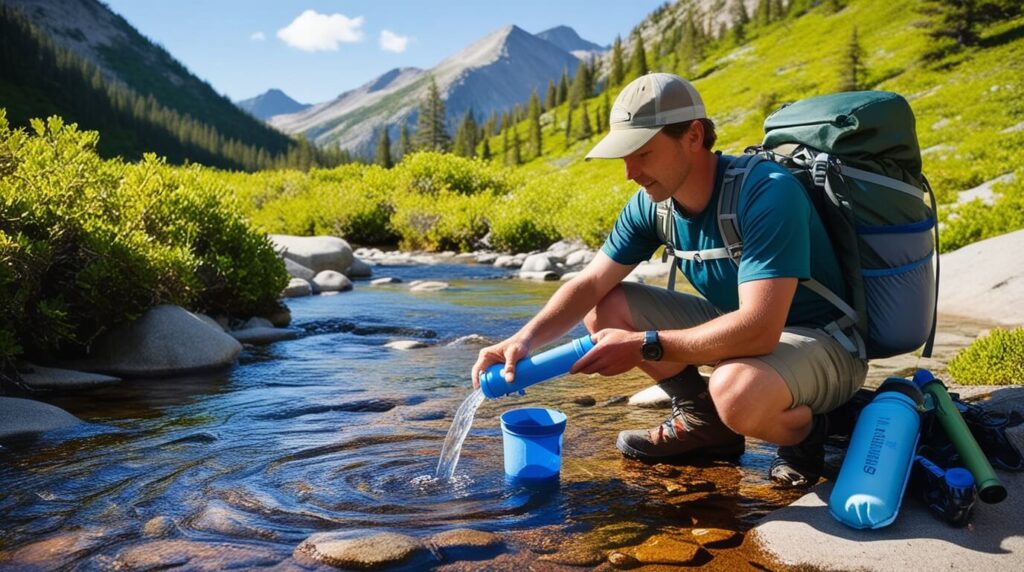 wilderness water purification off grid camping backcountry