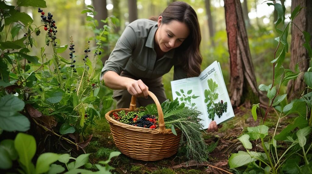 how to identify edible plants in the wild during off grid camping hiking backpacking