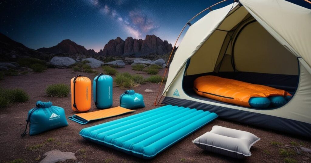 compact sleeping gear for camping