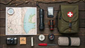 navigation and safety gear checklist for off grid camping