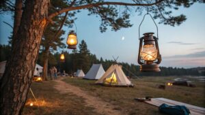 hanging lanterns