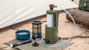 camping pump water filter