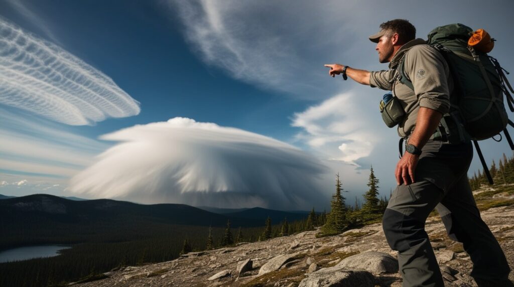 how to read weather patterns in the wild off grid camping