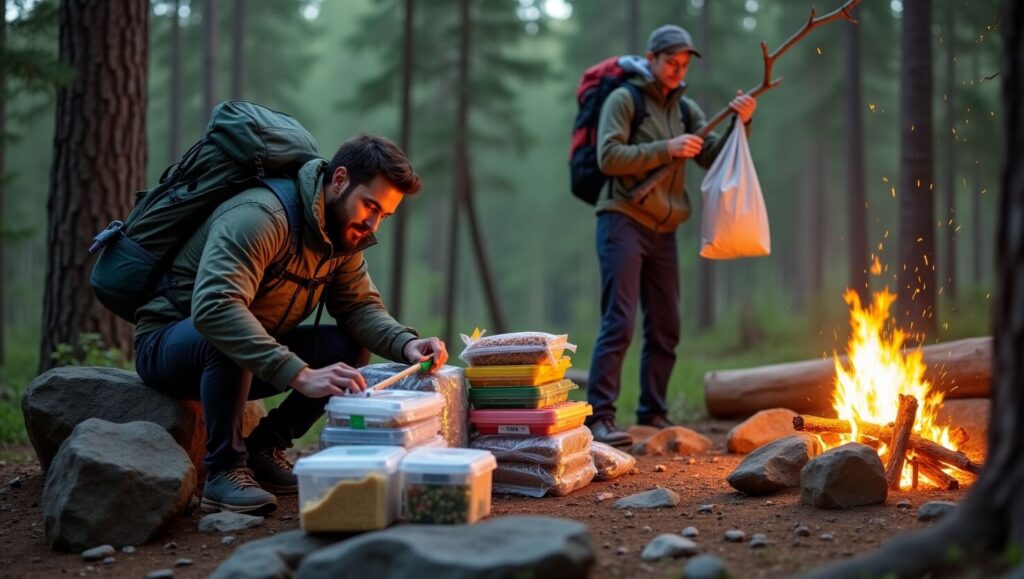 long term camping food storage in off grid camping
