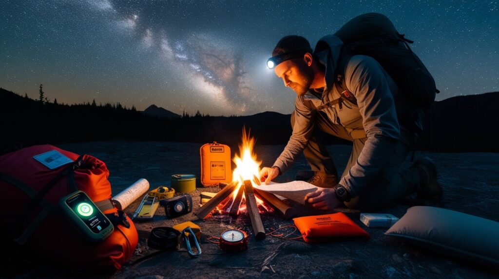 wilderness night survival techniques off grid camping outdoor adventure