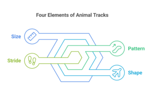 four elements of animal tracks wilderness animal tracking