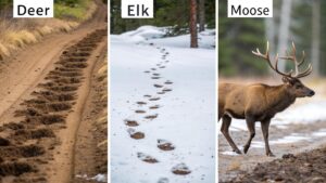 deer elk moose wilderness animal tracking