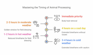 mastering the timing of animal processing