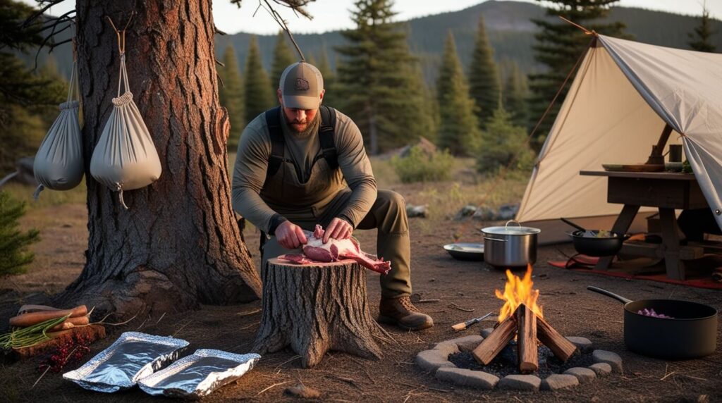 wild game preparation for off-grid campers