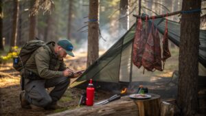 safety considerations and risk management in wild game preparation off grid camping