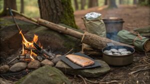 cooking techniques requirements for wild game preparation in off grid camping