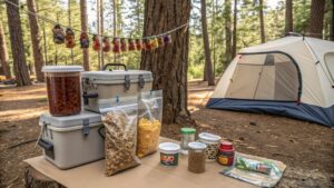 food storage and wild life safety in off grid camping