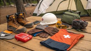 Personal Protective Equipment and Clothing Safety for off grid camping